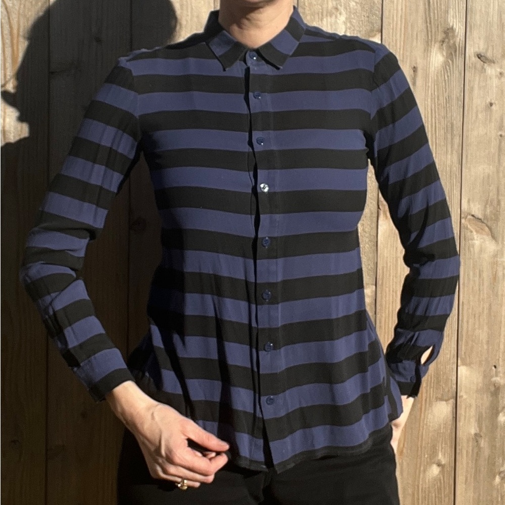 Striped Silk Blouse